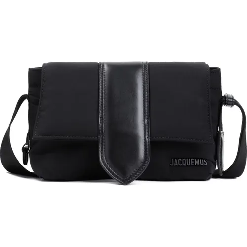 Schwarze Messenger-Tasche für Kinder , Herren, Größe: ONE Size - Jacquemus - Modalova