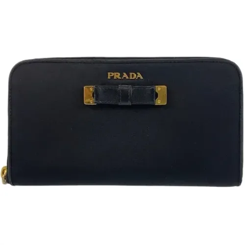 Pre-owned Wallets, female, , Size: ONE SIZE Pre-owned Canvas wallets - Prada Vintage - Modalova