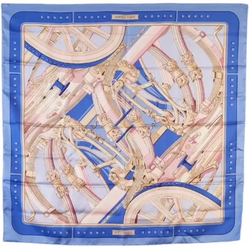 Pre-owned Scarves, female, , Size: ONE SIZE Pre-owned Canvas scarves - Hermès Vintage - Modalova