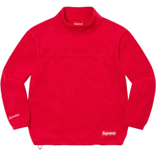 Roter Mock Neck Pullover Polartec Fleece - Supreme - Modalova