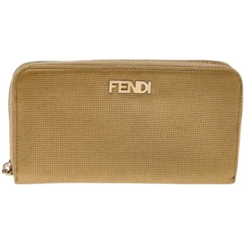 Pre-owned Leather wallets , female, Sizes: ONE SIZE - Fendi Vintage - Modalova