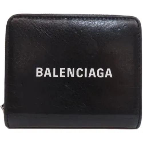 Pre-owned Wallets, female, , Size: ONE SIZE Pre-owned Leather wallets - Balenciaga Vintage - Modalova