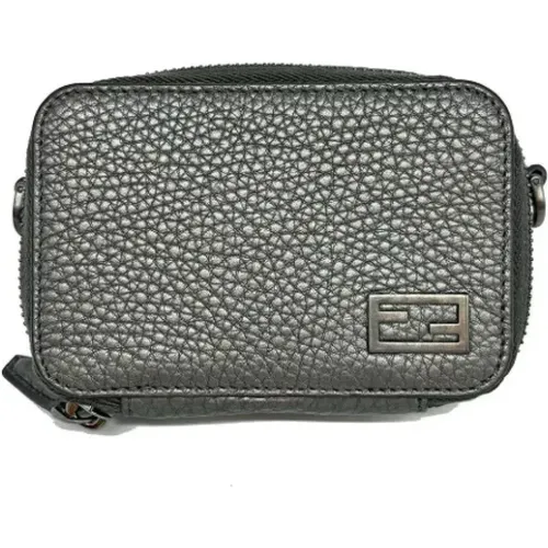 Pre-owned Clutches, female, , Size: ONE SIZE Pre-owned Leather clutches - Fendi Vintage - Modalova