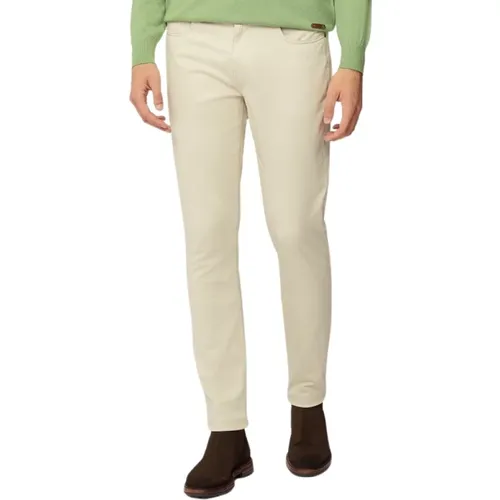 Chinos, male, , Size: L Stretch 5 Pocket Pants - Harmont & Blaine - Modalova