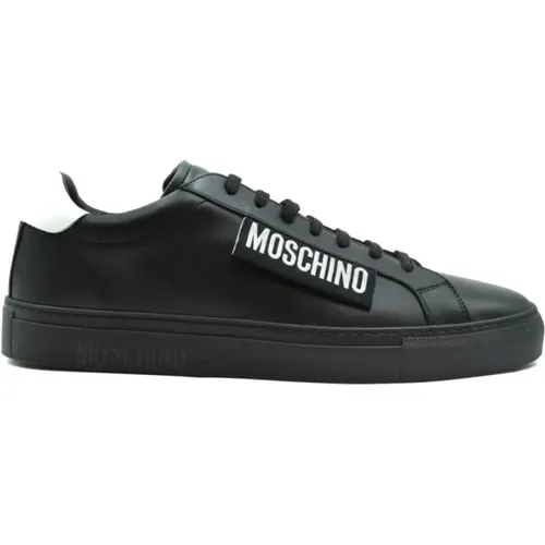 Stylische Herren-Sneaker , Herren, Größe: 44 EU - Moschino - Modalova