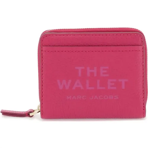 Leder Mini Kompakt Geldbörse , Damen, Größe: ONE Size - Marc Jacobs - Modalova