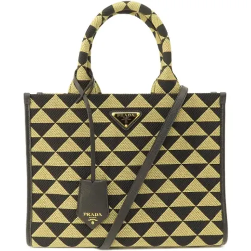 Pre-owned Tote Bags, female, , Size: ONE SIZE Pre-owned Canvas prada-bags - Prada Vintage - Modalova