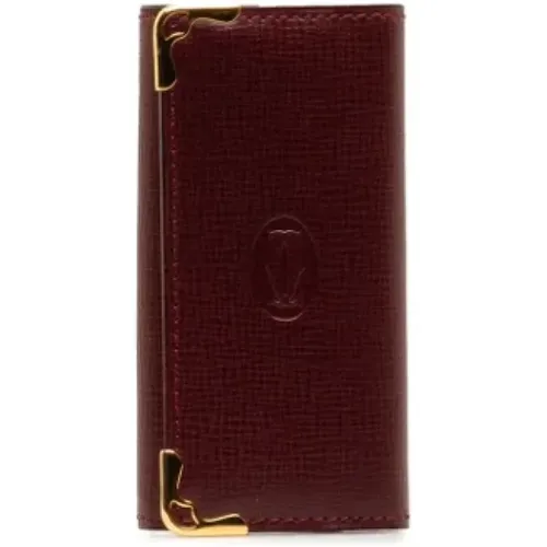 Pre-owned Wallets, female, , Size: ONE SIZE Pre-owned Leather wallets - Cartier Vintage - Modalova