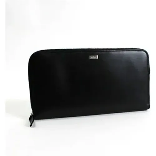 Pre-owned Wallets, unisex, , Size: ONE SIZE Pre-owned Leather Wallet - Salvatore Ferragamo Pre-owned - Modalova