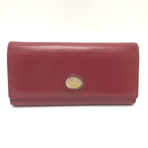 Pre-owned Wallets, female, , Size: ONE SIZE Pre-owned Leather wallets - Gucci Vintage - Modalova