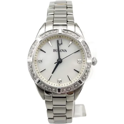 Woman - 96r228 - With Watch diamonds , female, Sizes: ONE SIZE - Bulova - Modalova