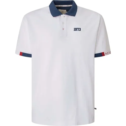 Short Sleeve Polo , Herren, Größe: M - Pepe Jeans - Modalova