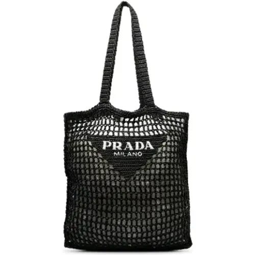 Pre-owned Tote Bags, female, , Size: ONE SIZE Pre-owned Canvas prada-bags - Prada Vintage - Modalova