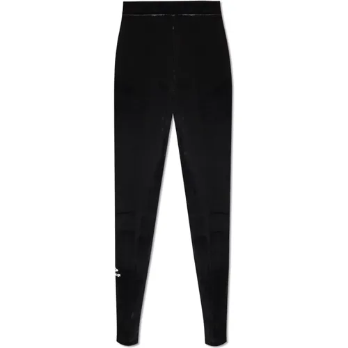 Skiwear collection trousers in velvet , female, Sizes: M, S - Balenciaga - Modalova