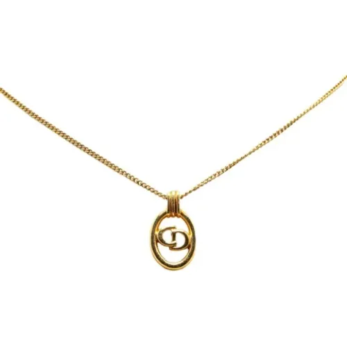 Pre-owned Jewellery, female, , Size: ONE SIZE Pre-owned Gold dior-jewelry - Dior Vintage - Modalova