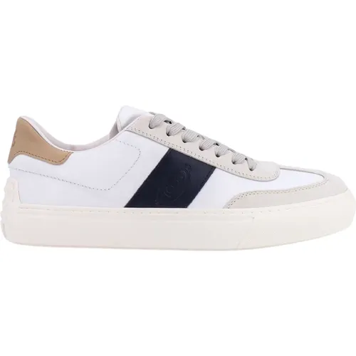 Leather and Suede Sneakers for Men , male, Sizes: 6 1/2 UK, 7 UK, 7 1/2 UK - TOD'S - Modalova