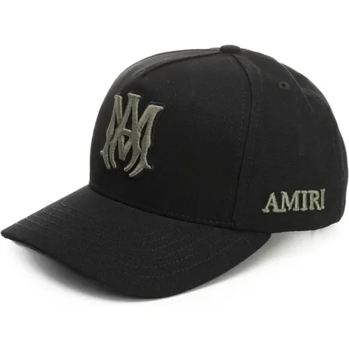 Caps, male, , Size: ONE SIZE Logo Embroidered Cap - Amiri - Modalova