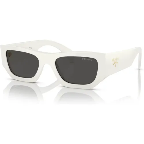 Dark Grey Sunglasses , unisex, Sizes: 53 MM - Prada - Modalova