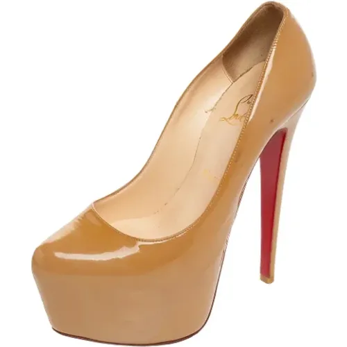 Pre-owned Pumps, female, , Size: 7 US Pre-owned Leather heels - Christian Louboutin Pre-owned - Modalova