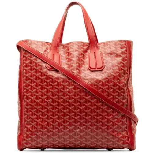 Pre-owned Tote Bags, female, , Size: ONE SIZE Pre-owned Leather handbags - Goyard Vintage - Modalova