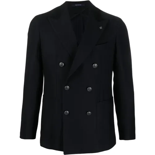 Men's Clothing Jackets B1255 Noos , male, Sizes: M, L - Tagliatore - Modalova