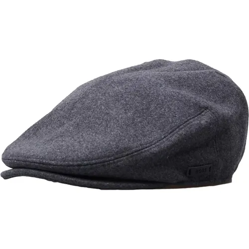 Caps, male, , Size: L Wool Blend Hat Stefaan - Hugo Boss - Modalova