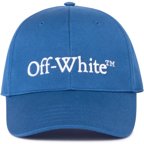 Navy Logo Embroidered Cap , male, Sizes: M - Off White - Modalova