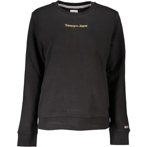 Sweatshirts, female, , Size: L Cotton Sweatshirt for Women - Tommy Hilfiger - Modalova