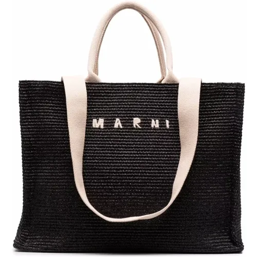 Tote Bags, male, , Size: ONE SIZE Tote Bag - Marni - Modalova