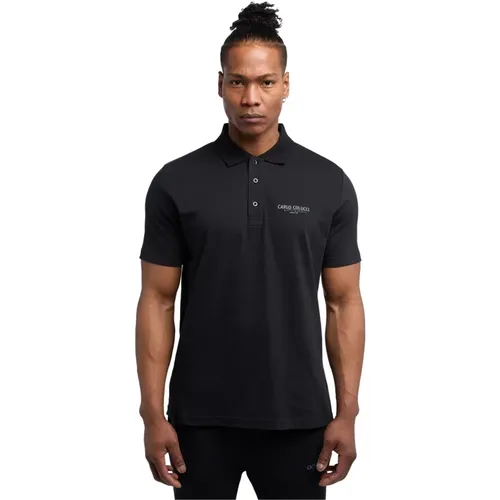 De Santis Basic Line Polo Shirt , male, Sizes: S, XS, M - carlo colucci - Modalova