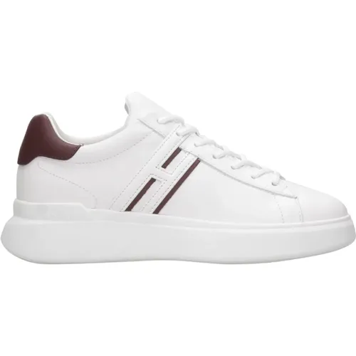 Leder-Sneakers mit Maxi-Logo , Herren, Größe: 39 EU - Hogan - Modalova