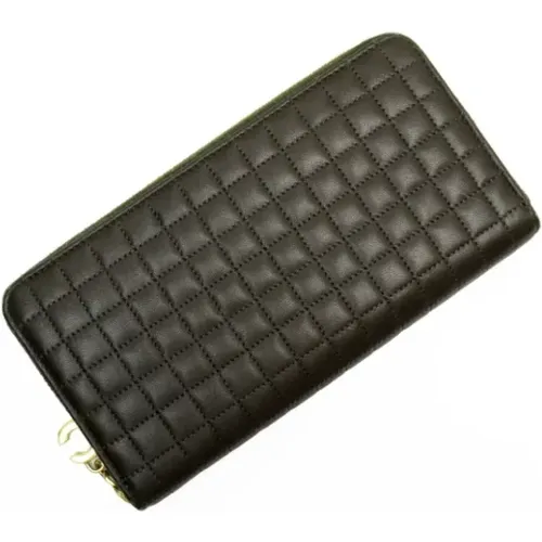 Pre-owned Wallets, female, , Size: ONE SIZE Pre-owned Leather wallets - Celine Vintage - Modalova