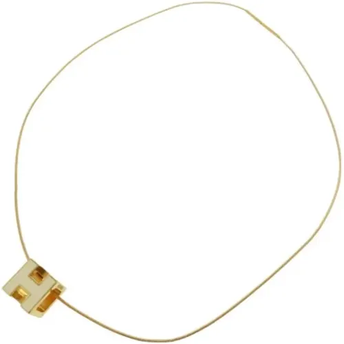 Pre-owned Jewellery, female, , Size: ONE SIZE Pre-owned Metal necklaces - Hermès Vintage - Modalova