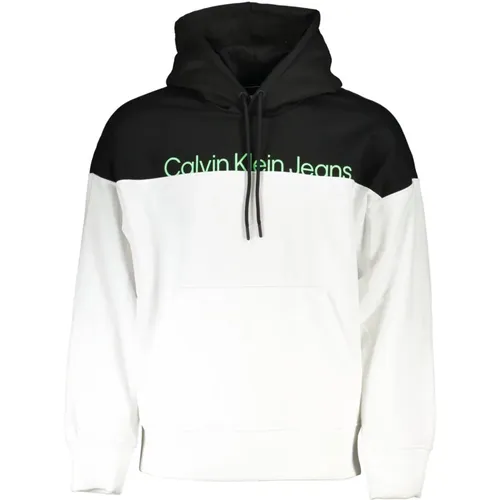 Hooded Sweatshirt Long Sleeve Logo , male, Sizes: L, XL, 2XL, S - Calvin Klein - Modalova