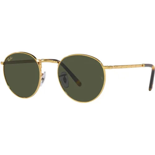 New Round Rb3637 Sunglasses Green Lenses , unisex, Sizes: 50 MM, 53 MM - Ray-Ban - Modalova