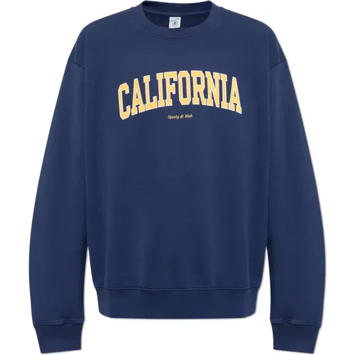 Sweatshirts, male, , Size: XL Sweatshirt from the California collection - Sporty & Rich - Modalova