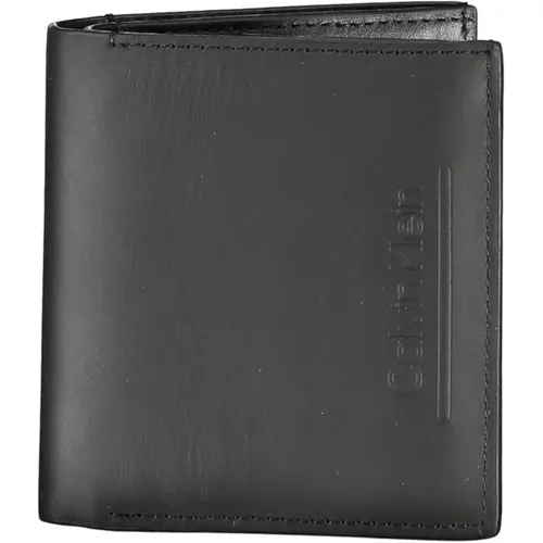 Wallets & Cardholders, male, , Size: ONE SIZE Rfid Leather Bifold Wallet with Compartments - Calvin Klein - Modalova