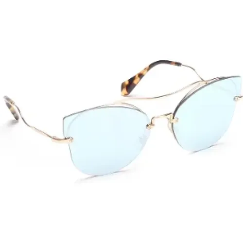 Pre-owned Plastic sunglasses , female, Sizes: ONE SIZE - Miu Miu Pre-owned - Modalova
