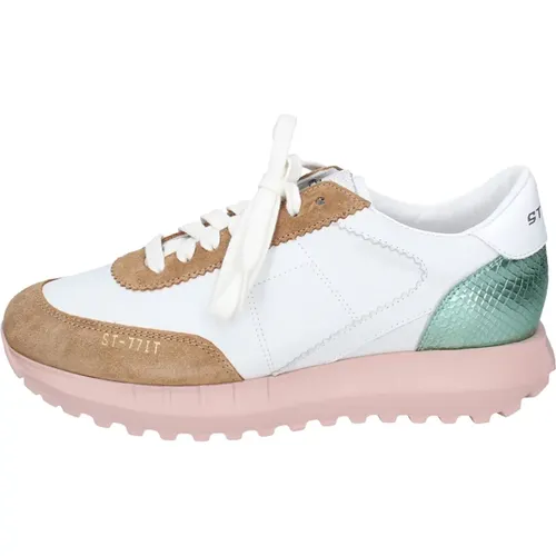 Leder Damen Sneakers Stilvolle Schuhe - Stokton - Modalova