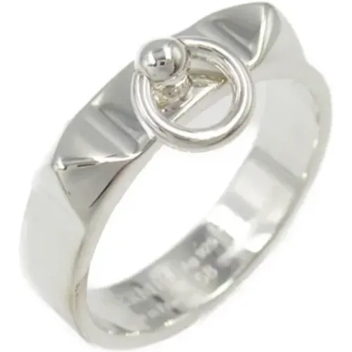 Pre-owned Jewellery, female, , Size: ONE SIZE Pre-owned Silver hermes-jewelry - Hermès Vintage - Modalova