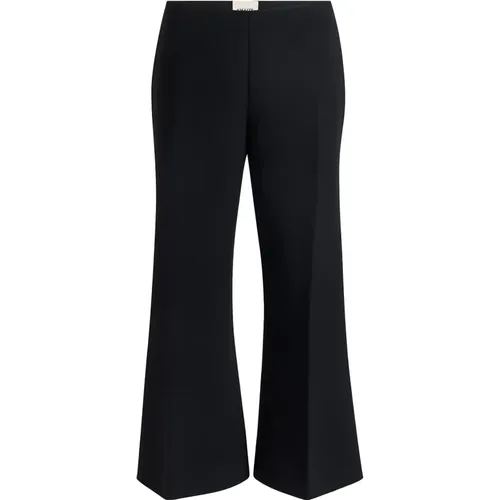 Wide Trousers, female, , Size: XS Trousers with Side Zip Fastening - Khaite - Modalova