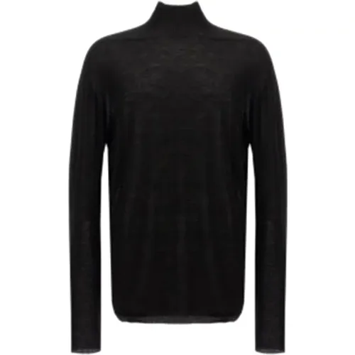 Turtlenecks, male, , Size: M Oversized Turtle Neck Sweater - Rick Owens - Modalova