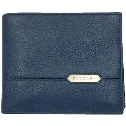 Pre-owned Wallets, female, , Size: ONE SIZE Pre-owned Leather wallets - Bvlgari Vintage - Modalova