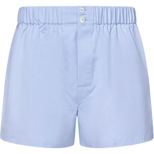 Bottoms, male, , Size: M Clear Cotton Boxer Shorts - Brioni - Modalova