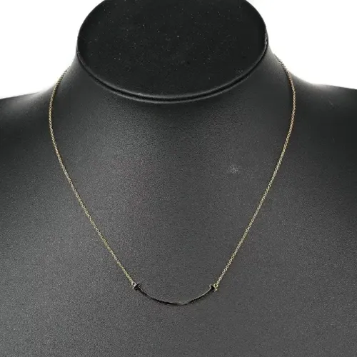 Pre-owned Jewellery, female, , Size: ONE SIZE Pre-owned Gold necklaces - Tiffany & Co. Pre-owned - Modalova