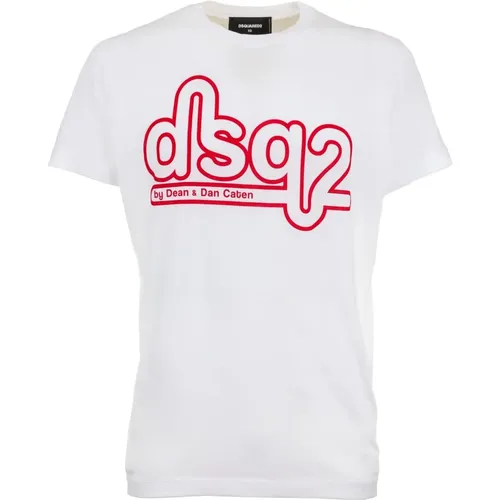 T-Shirt Art S74Gd0872S21600 - 100% Baumwolle , Herren, Größe: S - Dsquared2 - Modalova