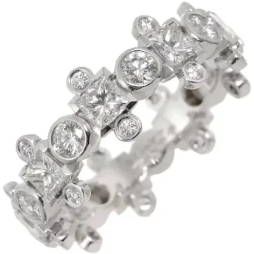 Pre-owned Jewellery, female, , Size: ONE SIZE Pre-owned White Gold rings - Cartier Vintage - Modalova