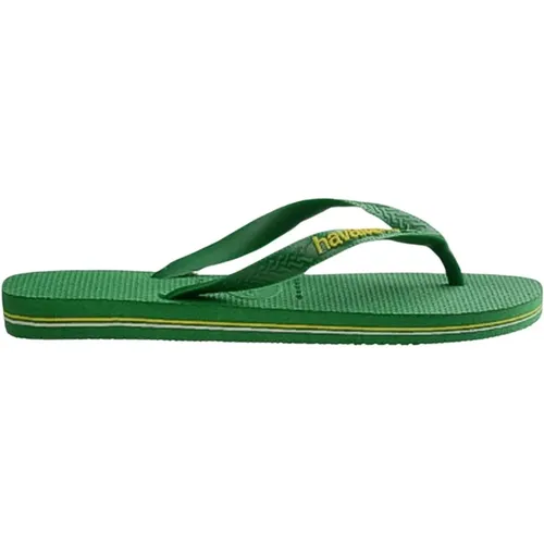 Brasilianische Flagge Flip Flops , Herren, Größe: 43 EU - Havaianas - Modalova