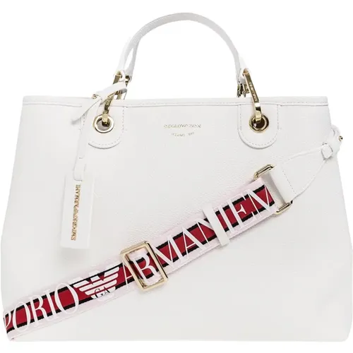 Handbags, female, , Size: ONE SIZE Medium MyEA Shopper Bag - Emporio Armani - Modalova