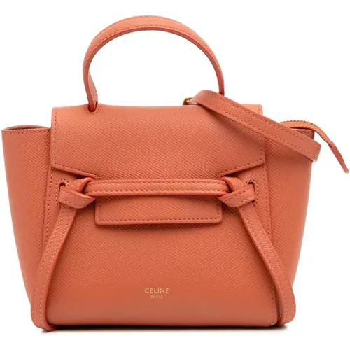 Pre-owned Handbags, female, , Size: ONE SIZE Pre-owned Pico Belt Belted Handbag - Celine Vintage - Modalova